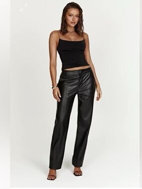 NWT Faux leather pants size S
